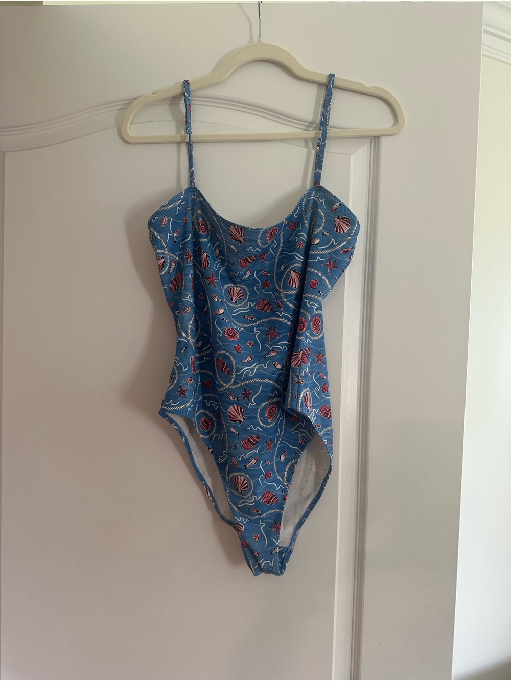 Doen Blue Shell-Print One-Piece Swimsuit - Picture 3 of 5